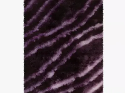 Carpet Rainbow Purple 3D model