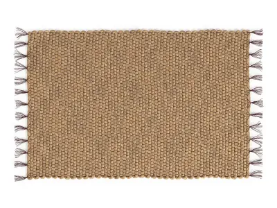 Enora Water Hyacinth Rug 90x60cm RendezVousDeco 3D model