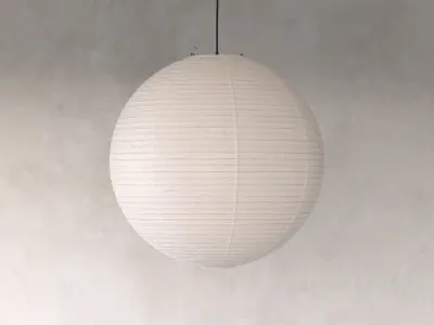 Akari 75A Lamp by Isamu Noguchi 3D model