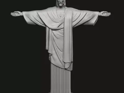Christ the Redeemer Statue 3D print model