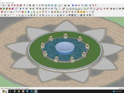 Round Junction 3D model 3D model