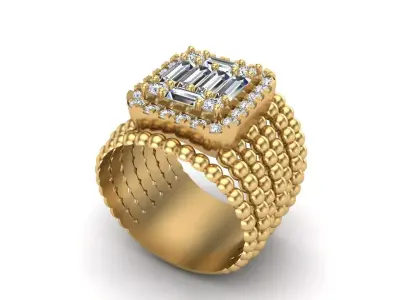 Jewelry ring 375 3D print model