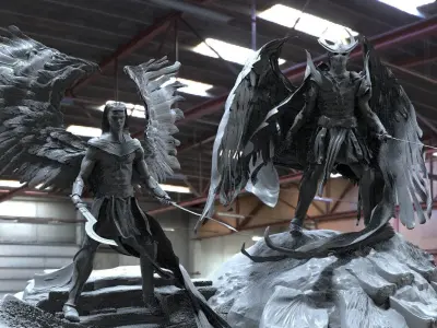 Fallen angel pack 2 3D model