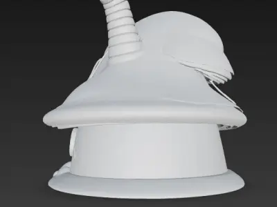 Fairy Tale Mushroom Roof House  Hobbit  Fantasy Inspired 3D print model