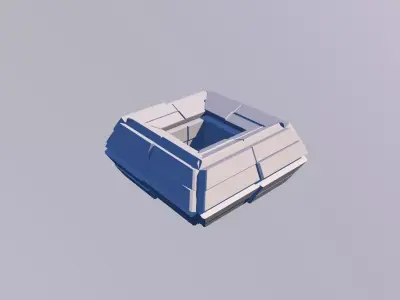 Sci Fi Object No 17 - Pyramid Sphere Torus 2019 Low Poly 3D model