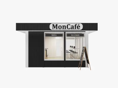 MonCafe 3D model