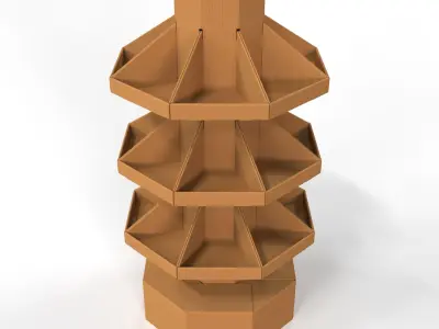 Point of Sale Cardboard Display Stand Texture