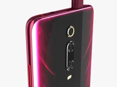 Xiaomi Redmi K20 Pro Flame red 3D model
