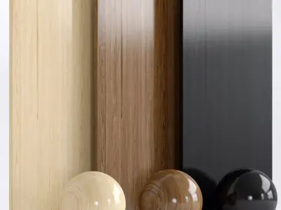 Wood 10 with 3 materials Texture