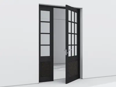 Aluminium door 133 3D model
