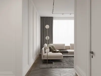 apartment interior scenes        3D model buy