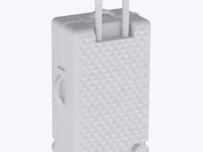 miniature Rolling suitcase 1 3D print model