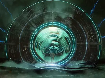 Portal Core Low-poly 3D model