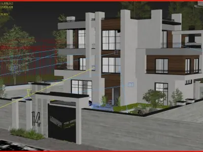 Modern Villa 05 3D model