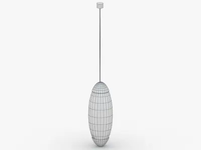 1500 - Hanging Lamp Low-poly 3D model
