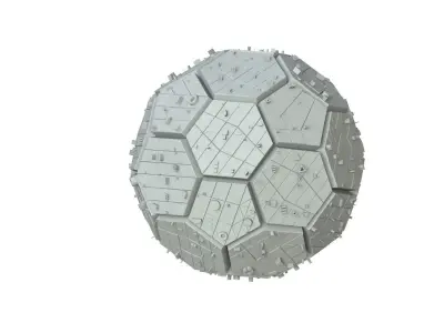 Sci Fi Object No 2267 Low Poly Low-poly 3D model