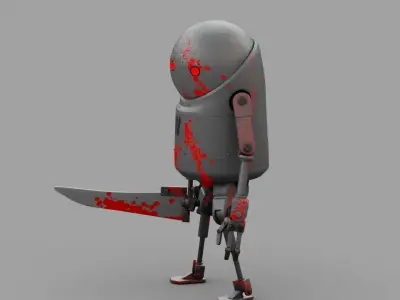 TOON KILLER rigged 3D model