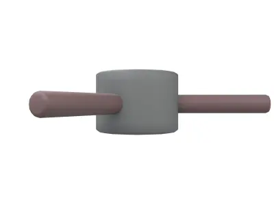 Platform Rotation Trap v1 001 Low-poly 3D model