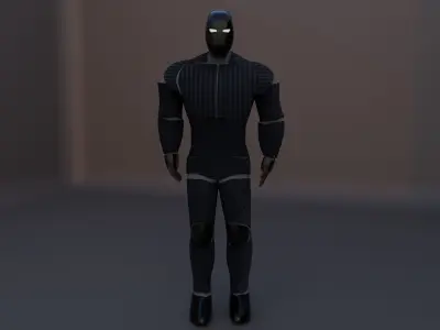 Carbon Fibre Guard Robot 3D model