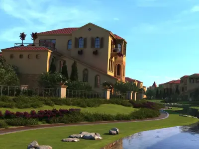 House Exterior Low-poly 3D model purchase
