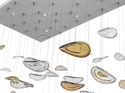 Chandelier drop 3D model