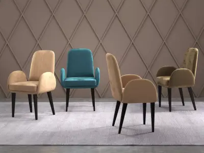 Gondole Armchair 3D model