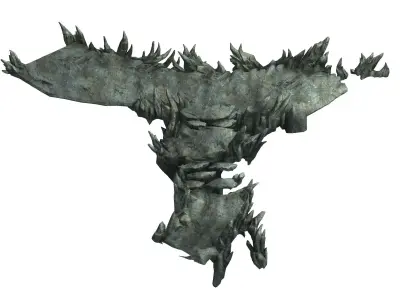 Demon Palace - mountain gravel 10 3D model