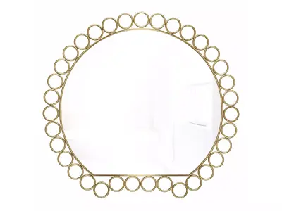Mirror in a metal frame GZ-M1028 3D model