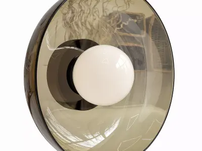 Wall Light 3D model 6