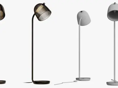 Floor light Mona Medium 3D model