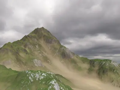 Mountains Hills 2 3D model