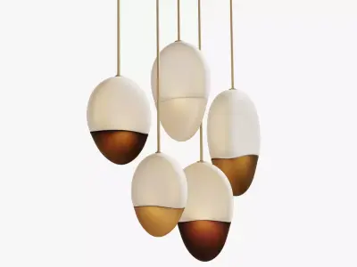 Pilule pendant light Jeremy Maxwell Wintrebert 3D model