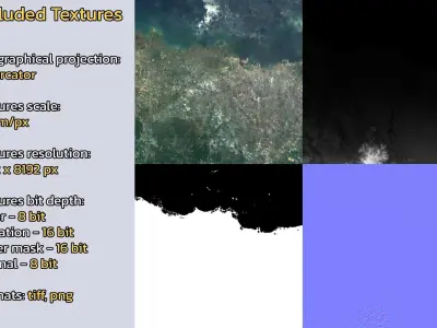 Tangerang Indonesia City Landscape 3D Model 3D model