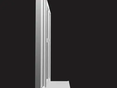 Plastic Window Low-poly 3D model