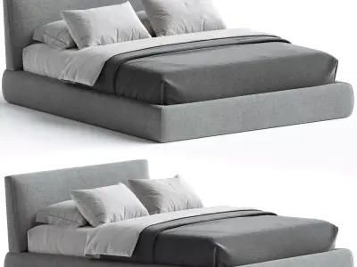 SOHO BED Berto by Castello Lagravinese Studio 3D model