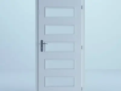 White Door 59 3D model