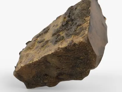 Photorealistic 3D scan of 22 different rock stones 3D Model Pack