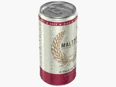  Slim Beer Can With Droplets 200ml 