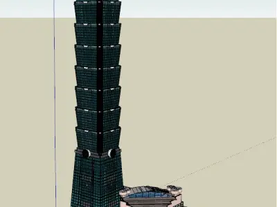 TAIPEI 101 3D model