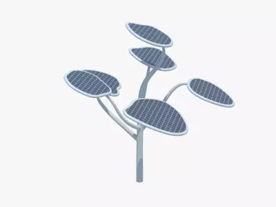 Solar Tree 3D model