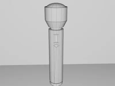 Flash light Free low-poly 3D model