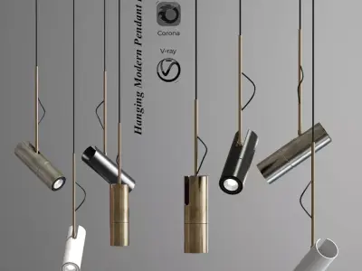 Hanging Modern Pendant Lights 3D model