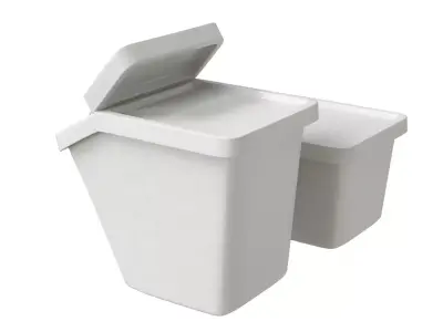 Sortera Ikea Recycling bin 3D model