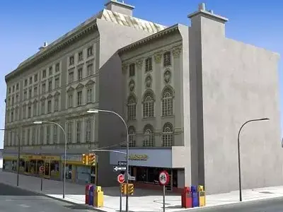 Low poly city block 12 Low-poly 3D model