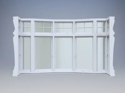 London casement bay window 3D model