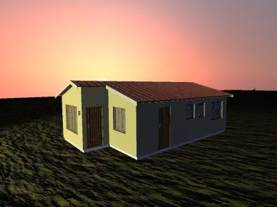 South African  house number 9 3D model