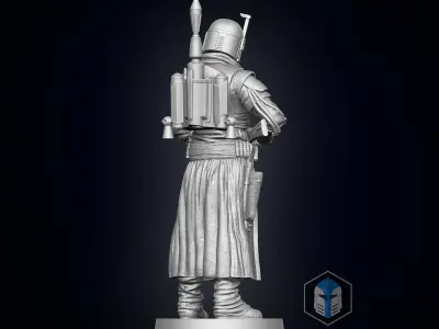 Boba Fett Figurine - Pose 1 3D print model