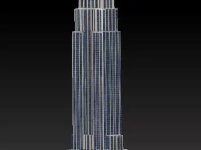 Empire State 3D Print Model Free 3D print model