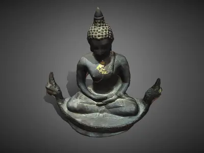 Character - Buddhahood statue 3D model