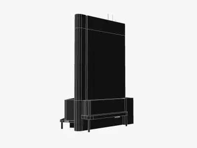 500 Queen Street Low-poly 3D model